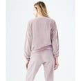 thumbnail image 2 of Aeropostale Womens Velour Sweatshirt, Purple, Juniors, X-Large, 2 of 2