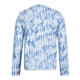 thumbnail image 3 of Gvmfive Women Blouse Tie Dye Print Buttons Long Sleeve Tops Shirt, 3 of 7
