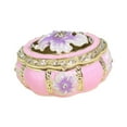 thumbnail image 5 of Milageto Enamel Trinket Box Decorative Box Jewelry Box for Rings Necklaces Home Decor Pink, 5 of 8