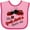 Pink and Fuchsia, variant on Inktastic My Great Aunt Loves Me with Cute Ladybugs Boys or Girls Baby Bib
