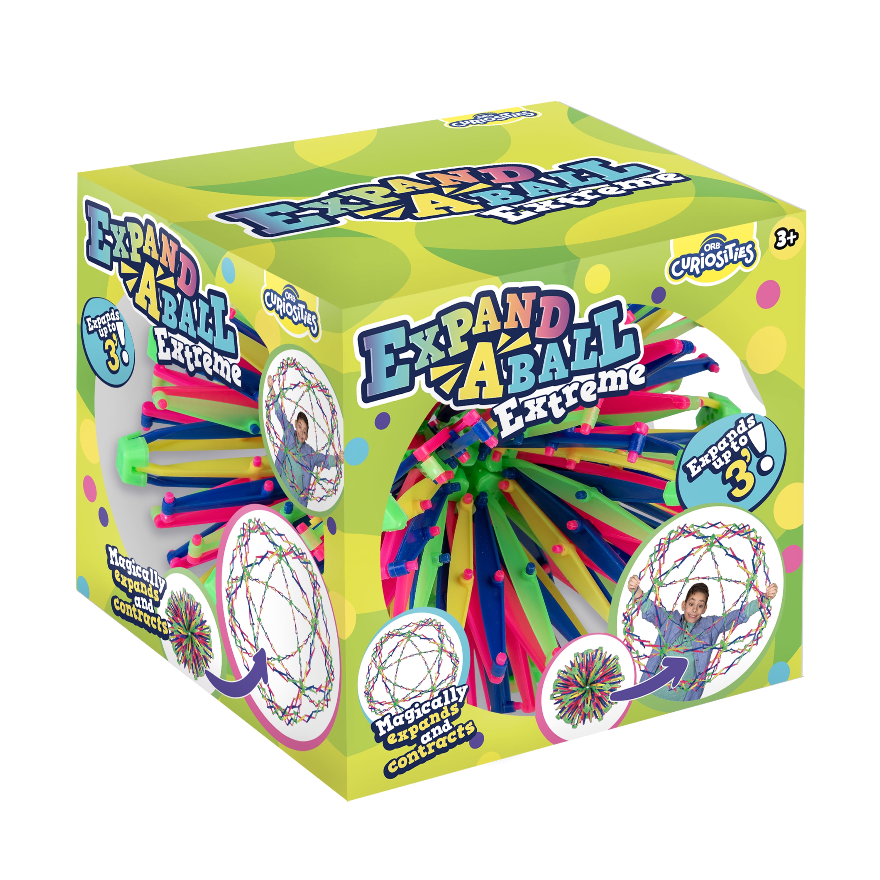 ORB Expand-A-Ball, 3ft, Colorful Sensory Fidget Sphere for Kids