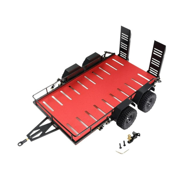 QualitChoice Upgrade Parts RC Car Trailer Protects Front Chassis Workmanship Stable Easy To Install REd