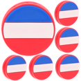 thumbnail image 4 of OULII Silicone Tennis Racket Dampener Pack French Flag Damper For Vibration Reduction And Shock Absorption, 4 of 8