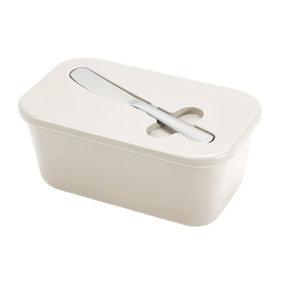 Luxury BPA-Free Butter Dish with Airtight Lid & Stainless Steel Spreader – Keeps Butter Soft & Fresh – Elegant, Space-Saving Design for Countertop or Fridge – Ideal Gift for Home Chefs