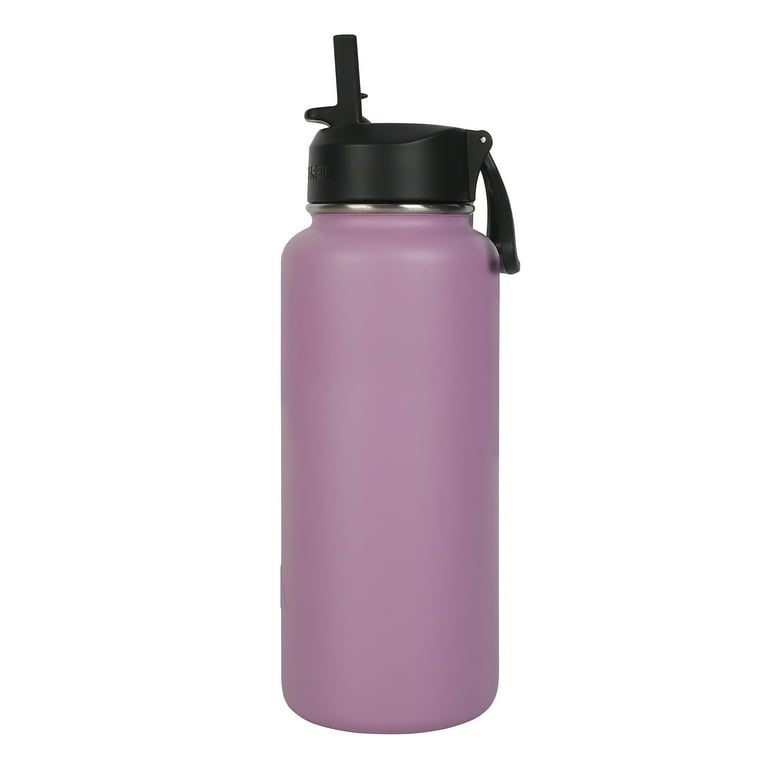 Ozark Trail 32 oz Stainless Steel Water Bottle Lilac with Flip