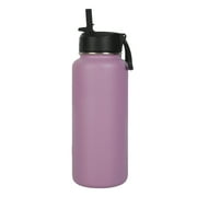 Ozark Trail 32 oz Stainless Steel Insulated Flip-Straw Water Bottle, Lilac