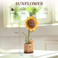 thumbnail image 2 of Juego de rompecabezas de madera ROBOTIME 3D Sunflower para adultos, fácil de construir, 2 of 7