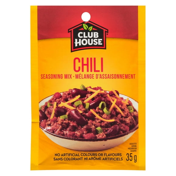 Club House, Dry Sauce/Seasoning/Marinade Mix, Chili, 35g