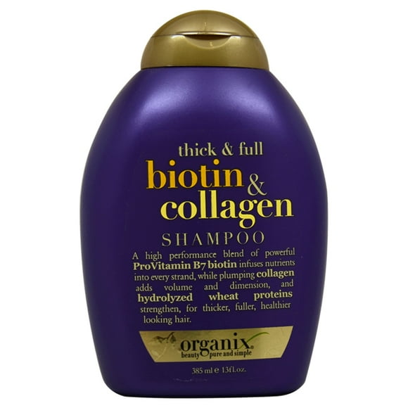 Thick and Full Biotin and Collagen Shampoo by Organix for Unisex - 13 oz Shampoo