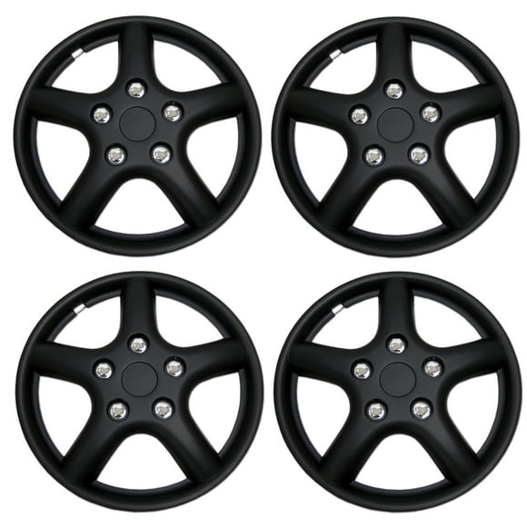 Black 15 Inch Hubcaps