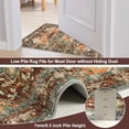 thumbnail image 4 of Washable Runner Rug, 3x10 Non-Slip Boho Vintage Hallway Rug with Rubber Backing, Low Pile Faux Wool Distressed Carpet Runner for Bedroom, Kitchen, Laundry, Entrance, 4 of 7