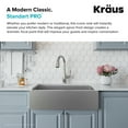thumbnail image 5 of KRAUS Standart Pro 36" Apron Front Farmhouse 16 Gauge Single Bowl Stainless Steel Kitchen Sink, 5 of 8