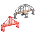 thumbnail image 3 of 2pcs Train Scene Layout Bridge Replacement For Track Expansion And Safe Railway Accessories For Imaginative Play With Trains, 3 of 5