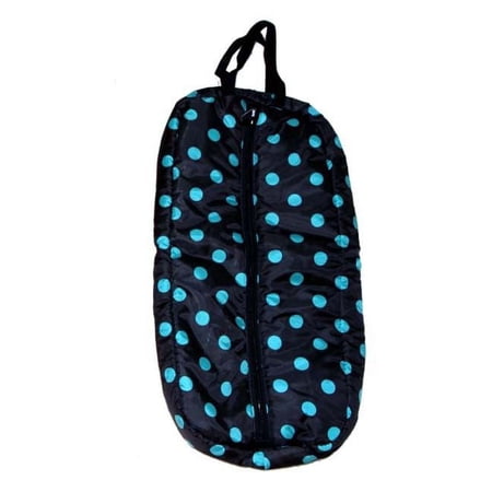 AJ Tack Padded Bridle Bag - Black with Turquoise Dots price history on PriceWatchPro