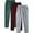 Green, variant on Yiliang Sweatpants for Men 3 Pack Jogger Sweatpants Comfy Lounge Joggers Athletic Wear Loose Fit Trousers,3XL,Beige