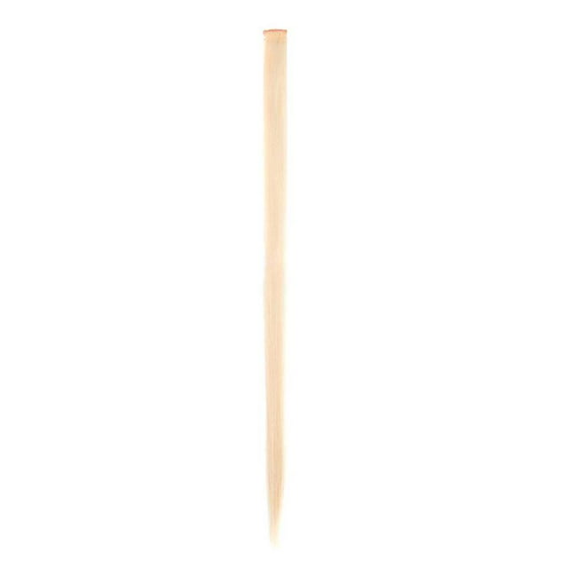 Extension de Cheveux Synthétique pour Femme Fille à Clip, Longue et Droite, à Clip, Colorée, Résistante à la Chaleur, Postiche