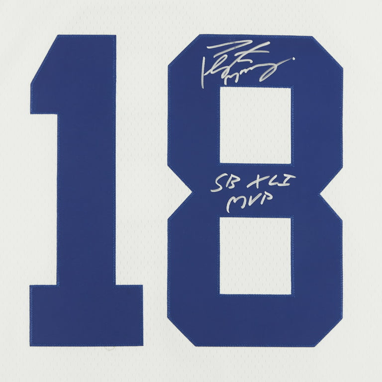 autographed peyton manning jersey