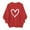 Red, variant on Valentine's Sweatshirt for Women Cute Love Heart Shirts Casual Long Sleeve Valentine Tshirt Clothes Tops