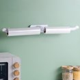 thumbnail image 4 of Fiudx Ofertas del día Estante de pared para baño, toallero de baño, toallero sin perforar, barra de almacenamiento, zapatilla para baño para uso con baño y cocina, 4 of 6