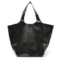 thumbnail image 1 of AMERTEER Women‘s PU Shoulder Bag Large Capacity Bucket Tote Soft Satchel Splicing Design, 1 of 4