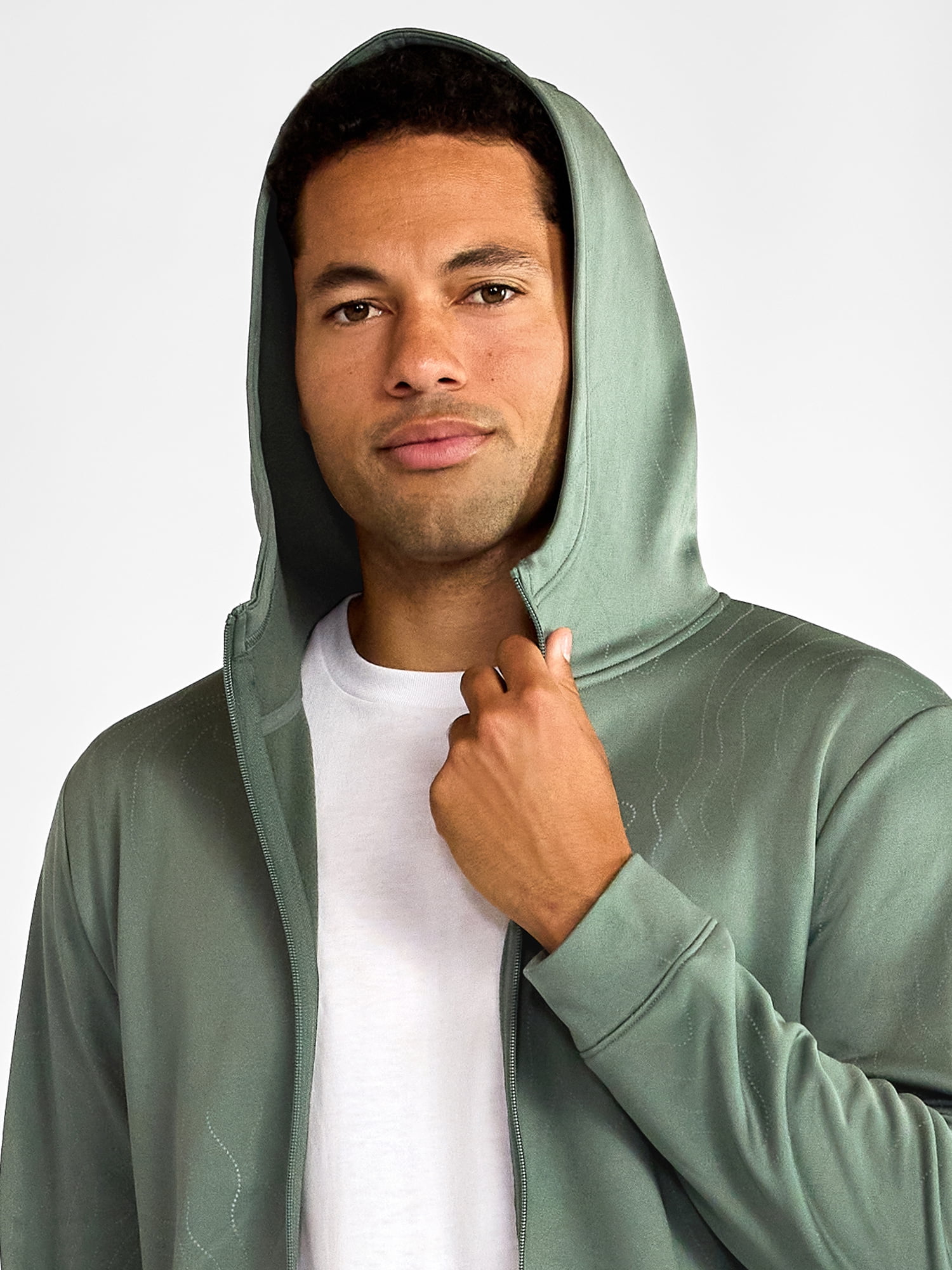 Athletic Works Men's and Big Men's Reflective Hoodie, Sizes S-3XL