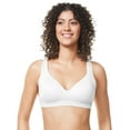 thumbnail image 3 of Women's Warner's RA2231A No Side Effects Wirefree Contour Bra (White 2X), 3 of 3