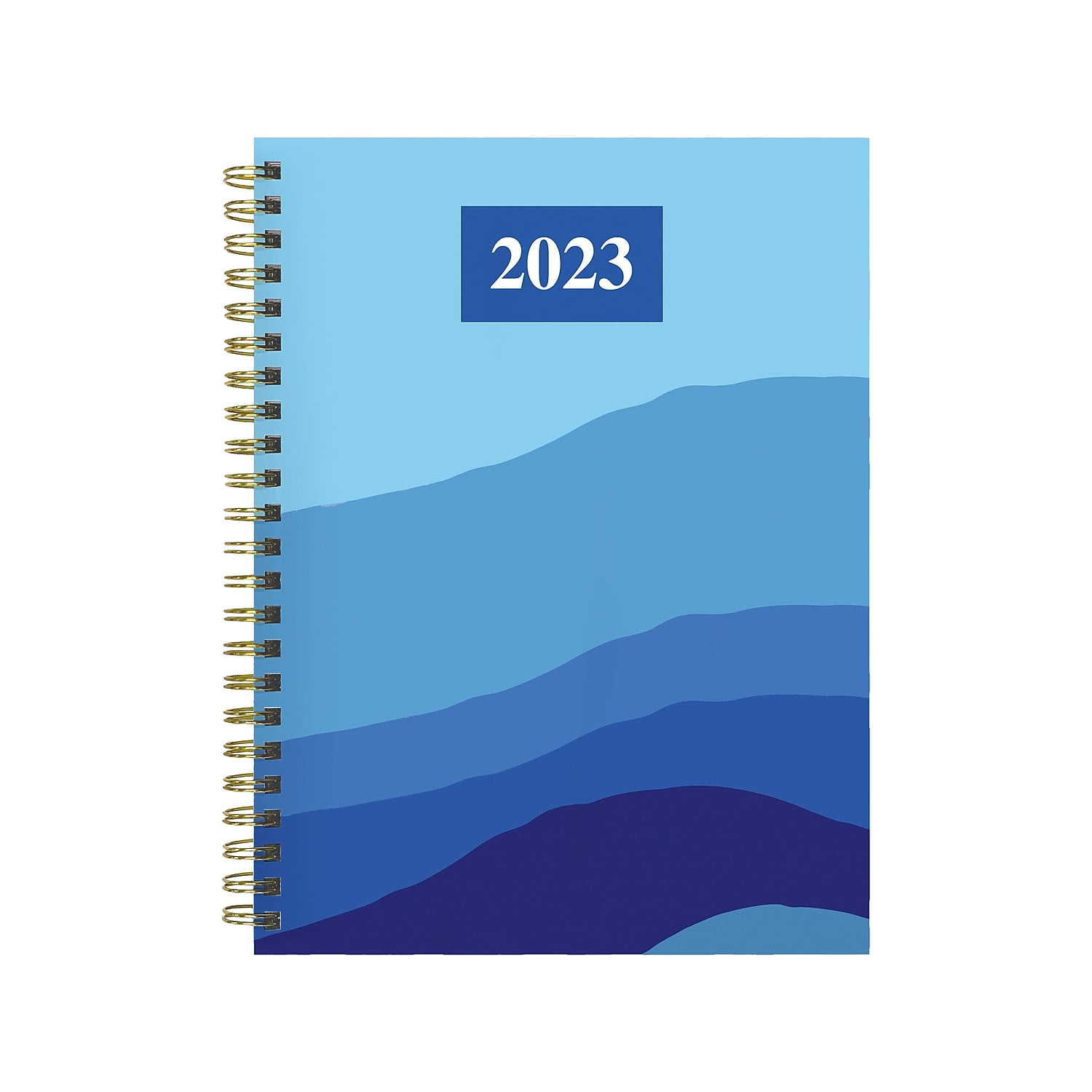 2023 TF Publishing Rolling Hills 6.5'' x 8'' Weekly & Monthly Planner Blue (MWM-23-9228)