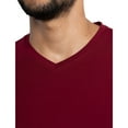 thumbnail image 6 of X RAY JEANS Mens Long Sleeve V-Neck T-Shirt, Burgundy, M, 6 of 9