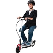 Razor E200S 24V Seated Electric Scooter - Red/White, up to 12 mph, 8 Pneumatic Tire, for Teens 13+
