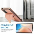 thumbnail image 5 of Crossbody Wallet Women Case for Samsung A51 4G,[RFID Blocking] Credit Card Holder with Should Strap,Premium PU Leather Purse Metal Buckle Folio Flip Cover for Samsung Galaxy A51 4G, Rosegold, 5 of 8