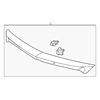 Genuine OE Acura Spoiler - 71700-TK4-A01ZG