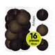thumbnail image 1 of Esferas para árbol de navidad Artego grandes de 10 cm de diámetro paq 16 esferas Café chessnut Luxor Línea SKY 3 diversos acabados navideños Mate, brillantes, cromadas para colgar Christmas ornaments, 1 of 6