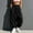 Black, variant on Women's Oversized Baggy Jogger Sweatpants Full Drawstring Elastic Waist Roomy Side Pockets Balloon Tapered Cut for Streetwear Navy S