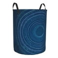 thumbnail image 3 of YFYANG Waterproof Laundry Hamper, Blue Dream Swirl Laundry Basket Oxford Fabric with Handle Foldable, M, 3 of 8