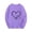 #0161-Purple, variant on Favoffer Toddler Big Kid Boys Girls Long Sleeve Tee Spring Summer Graphic Casual Loose Round Neck Basic Layering Top Shirt Sizes 3-16Y