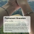 thumbnail image 4 of Permanent Bracelet Kit Forever Bracelets For Couples Gift Friendship Bracelets DIY Locked Bracelets Christmas Valentine's Day Bracelets Jewelry Gifts for Women Men Permanent Bracelets for Couples, 4 of 9
