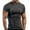 #01-Dark Gray, variant on Short Sleeve Compression Shirt Men Athletic Gym Cool Dry Base Layer Workout Tops Slim Fit Undershirts T-Shirt