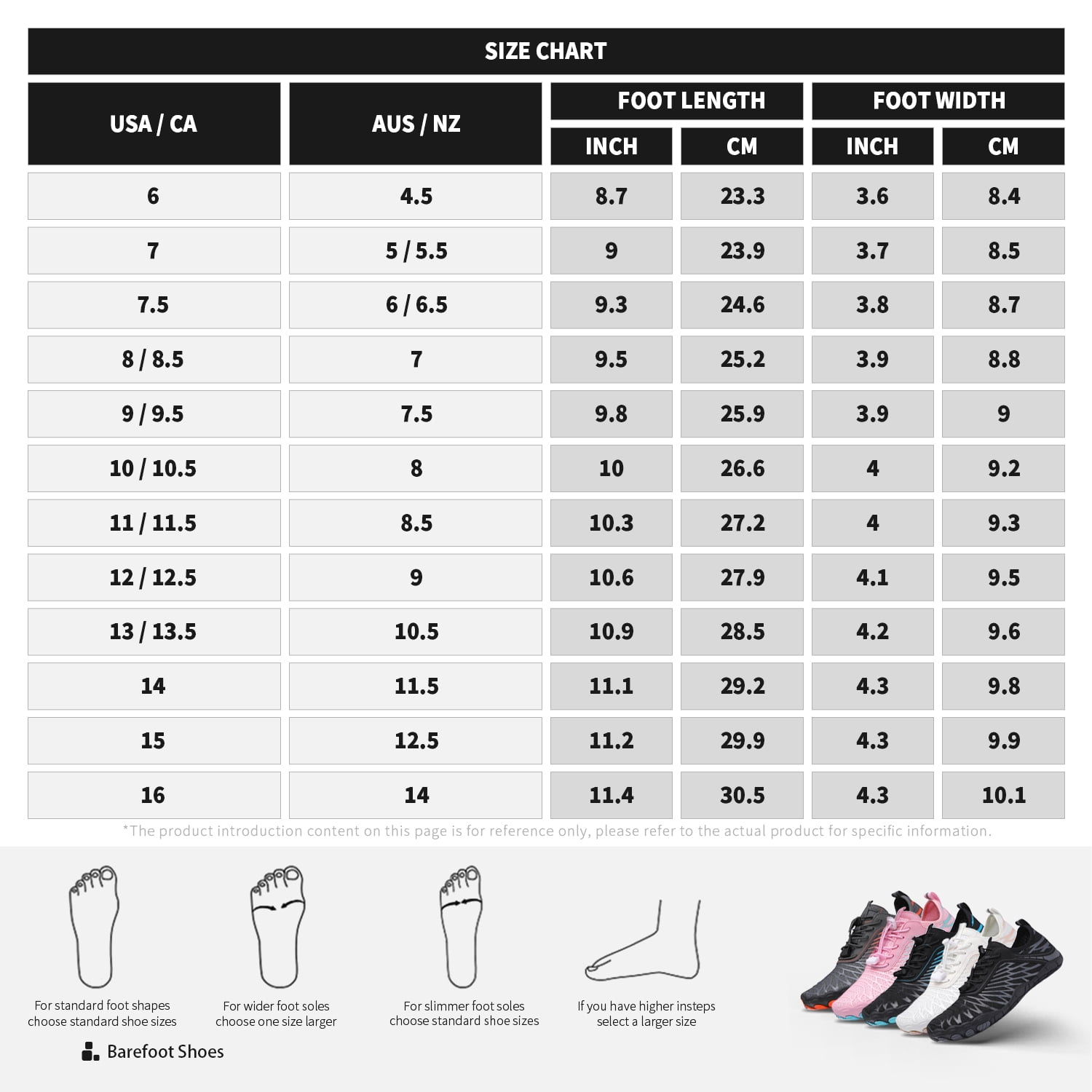 Barefoot Shoes for Women, Quick Dry Non-Slip Aqua Swim Shoes, Breathable Slip-on Beach Wide Toe Water Shoes, Lightweight Hike Footwear Barefoot Womens for Walking, Fishing, Surfing, Yoga
