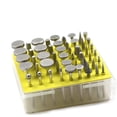 thumbnail image 2 of FENG50pcs 1/8'' Shank Diamond Rotary Grinding Bit Jewelry Lapidary Burr Set Polishing Buffing Bits Compatible with Most Rotary Tool Accessories Attachment-240527, 2 of 5