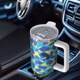 thumbnail image 4 of Camouflage 40oz Tumbler– Stainless Steel Insulated Tumbler with Handle and Straw, Large Capacity Travel Cup for Hot & Cold Drinks, 4 of 6