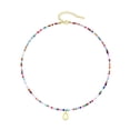 thumbnail image 4 of Kkkded Collier de Perles Colorées Style Bohème Pendentif Alphabet Collier Ajustable - pour Femmes et Filles, Personnalisé, 4 of 7