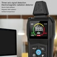 thumbnail image 4 of ZYHARUKO Temperature Electromagnetic Field Radiation Detector Tester Meter Rechargeable Digital Screen Counter Emission Dosimeter, 4 of 11