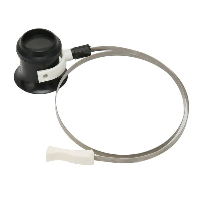 Watchmaker Loupe, Watch Repair Magnifying Glasses ,Foldable Head Mounted Loupe With Stainless Steel Ring