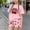 Pink, variant on ITSAME Girls Outfits 2-Piece, Crewneck T-Shirts and Shorts Fashion Print Summer Loose Casual Clothes Set Hot Pink Size 12