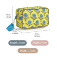 thumbnail image 4 of Bolsa de maquillaje de viaje Huar de gran capacidad, resistente al agua, azul, 4 of 6