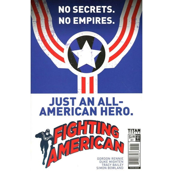 Fighting American (Titan, 2nd Series) #1F VF ; Titan Comic Book