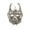 Yellow, variant on Skull Mask with Horns Halloween Cosplay – Full Face Blood Splatter Lich King Mask for Party Carnival Costume (Yellow)