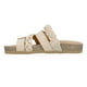 thumbnail image 2 of Sandalias Tropicana Crema Correas Trenzadas Para Niña cafe 24.5 MX, 2 of 4