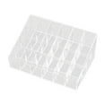 thumbnail image 1 of Caja de almacenamiento de cosméticos jinwen acrílicos organizadora de pintalabios soporte transparente 24 rejillas, 1 of 8