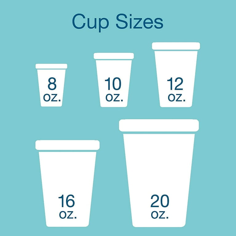 Dart Container Corp. 12J12 Foam Cups, 12 oz, White (Pack of 1000)